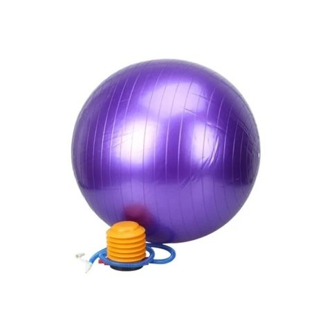 Bola Suíça para Pilates Yoga Funcional Fitness 65cm cpm Bomba