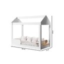 Ver imagem 3 de Cama Montessoriana Dakota Branco - Gabrieli