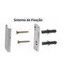 Kit Acessórios Para Banheiro 5 Peças Inox e alumínio Quadrado - 2