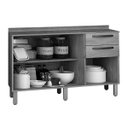 Ver imagem 4 de Balcão Cozinha 3 Portas 2 Gavetas Valência Branco - Sallêto