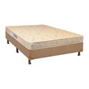 Ver imagem 1 de Cama Box c/Auxiliar Casal: Colchão Espuma Luckspuma D26 Serene + Base CRC Suede Clean(138x188)