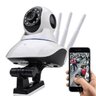 Camera Ip 3 Antenas Wireless sem Fio Wifi Sensor Noturna - 8