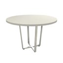 Ver imagem 5 de Mesa Redonda de Reunião 1,10m + 2 Estantes Metal Cinza Cor:cinza