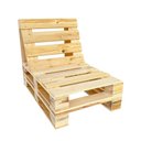 Ver imagem 1 de Banco Sofá De Pallet Para Sacada Varanda Rústica Marrom