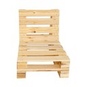 Ver imagem 3 de Banco Sofá De Pallet Para Sacada Varanda Rústica Marrom