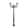 Poste Colonial de Jardim Porto Alegre Alumínio Fundido 226cm - 1