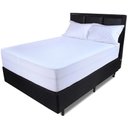 Ver imagem 1 de Lençol Impermeável 2 em 1 Protetor Colchão Casal 138x188x36cm Macio Antialérgico com Elástico