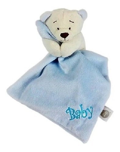 Mini Naninha de Bebê Urso Azul - Zip Toys