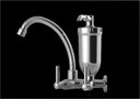 Ver imagem 1 de Torneira com Filtro Cromado Cozinha Parede 1/4 Volta C70 2167 Abs