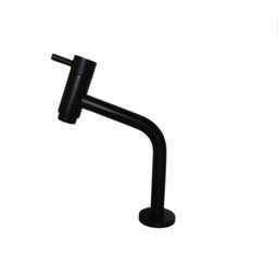 Torneira Bica Baixa Metal Preto Fosco Banheiro Lavabo 1060 - 2