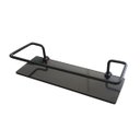 Ver imagem 1 de Porta Shampoo Reto Preto com Vidro Fumê