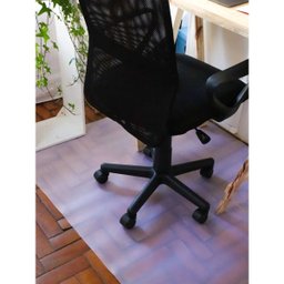 Tapete Protetor de Piso para Escritório 100x120cm Protepiso Flexível Cristal Fosco Dello - 4