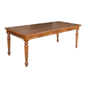 Ver imagem 1 de Mesa de Jantar Leonora Retangular 240x100cm em Madeira Maciça Rústica - Castranho