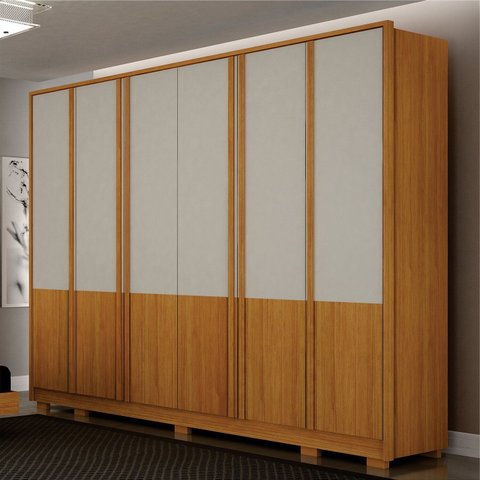 Guarda Roupa Casal 6 Portas 6 Gavetas 100% MDF Urban