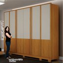 Ver imagem 4 de Guarda Roupa Casal 6 Portas 6 Gavetas 100% MDF Urban