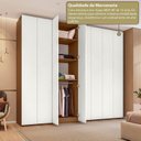 Ver mais imagens de Guarda-Roupa Casal 8 Portas 6 Gavetas Rio Clean Freijó Branco Yescasa