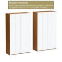 Ver imagem 5 de Guarda-Roupa Casal 8 Portas 6 Gavetas Rio Clean Freijó Branco Yescasa