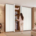 Ver imagem 7 de Guarda-Roupa Casal 8 Portas 6 Gavetas Rio Clean Freijó Branco Yescasa
