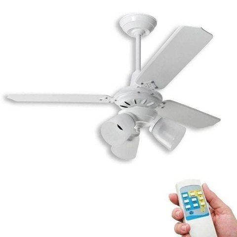 Ventilador Teto Controle Remoto Rubi Branco Loren Sid - 127v
