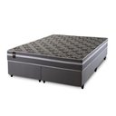Ver imagem 5 de Conjunto Cama Box Espuma Miami Cinza Queen 158x198x62