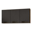 Ver imagem 1 de Armário de Cozinha Aéreo 3 Portas Valência Carvalho/Grafite - Sallêto