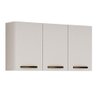 Armário Aéreo De Cozinha 3 Portas Valência Branco - Sallêto - 1