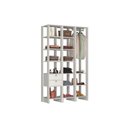 Ver imagem 1 de Closet Multi Yes Com Cabideiro 2 Gavetas E 14 Prateleiras Nova Mobile Branco