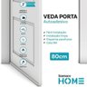 Veda Porta Friso Protetor Com Adesivo 3m Rodo Silicone Branco Stamaco 80cm - 2