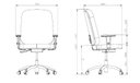 Ver imagem 4 de Cadeira Giratória Operativa Plus Size Plaxmetal Braços 3D Preta