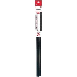 Veda Porta Rodo Silicone Protetor De Frestas Stamaco 90cm Preto