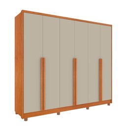 Roupeiro Tcil Realeza 6 Portas 6 Gavetas e Pés Inclusos - 2