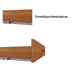 Roupeiro Tcil Realeza 6 Portas 6 Gavetas e Pés Inclusos - 7
