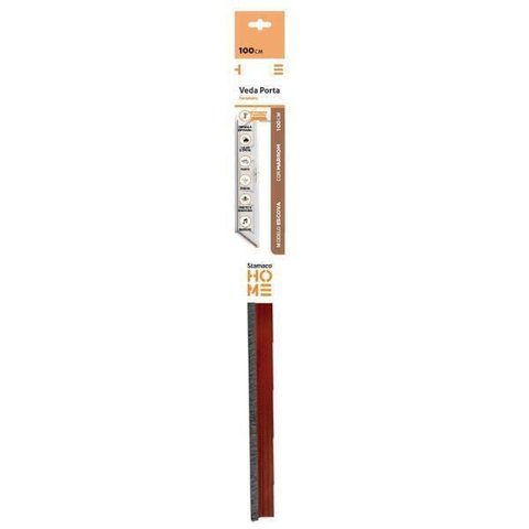 Veda Porta Marrom 100cm Escova Modelo 5445 - Stamaco Home
