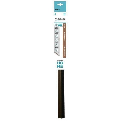 Veda Porta Escova Protetora PVC Com Adesivo 3M Rodo Silicone Marrom Stamaco 80cm