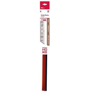 Veda Porta Rodo Silicone Protetor De Frestas Stamaco 90cm Marrom