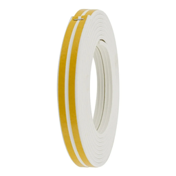 Veda Fresta Borracha Vedação Adesiva Rolo Branco Modelo E Stamaco 6 Metros - 5 Veda Fresta Borracha Vedação Adesiva Rolo Branco Modelo E Stamaco 6 Metros - 5