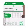 Veda Fresta Autoadesivo Modelo P Marrom Stamaco Home - 1