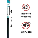 Ver imagem 4 de Veda Porta Rodo Silicone Protetor De Frestas Stamaco 80cm Preto