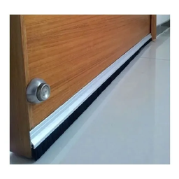 Veda Porta Friso Protetor Rodo Escova Com Adesivo Stamaco 80cm Branco - 3