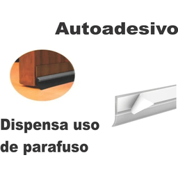 Veda Porta Rodo Silicone Protetor De Frestas Stamaco 90cm Transparente - 3