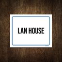 Ver imagem 1 de Placa Sinalização Ambiente Lan House 36x46
