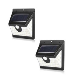Luminária Energia Solar Parede Garagem 40 Leds Sensor Presença 3 Funções Lâmpada 2 Unidades - 1