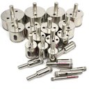 Ver imagem 1 de Kit 21 Brocas Diamantadas 6 a 60mm Fura Vidro Mármore Piso Cerâmica Granito Lorben