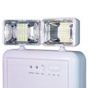 Ver imagem 4 de Luminária de Emergência 2 Farois Lâmpada LED Recarregavel Iluminaçao Luz Casa Comercio Empresa