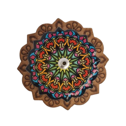 Incensário Mandala com Mdf - 1