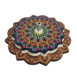 Incensário Mandala com Mdf - 2
