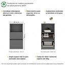 Ver imagem 3 de Kit 2 Mesas de Cabeceira 38,5cm 2 Gavetas Multimóveis Mp4501