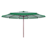 Ombrelone BAGUM 4,00 m MADEIRA - VERDE - 1