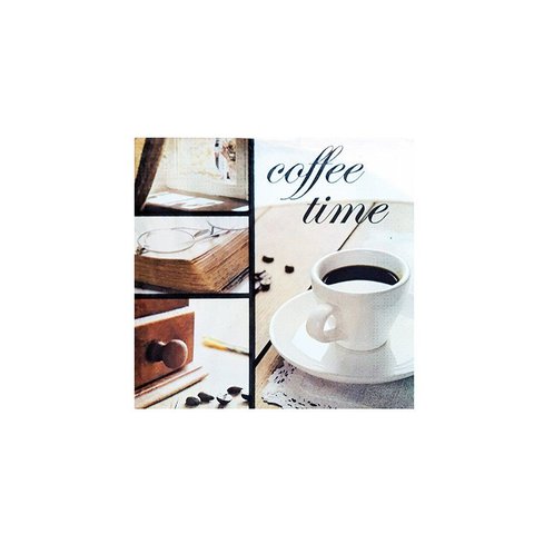 Guardanapo de Papel Decorado Folha Tripla 20 Unidades:coffe Time