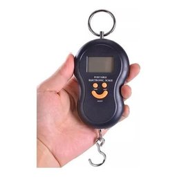 Balança Portátil Digital Gancho Suporta 50kg Mala Pesca - 3
